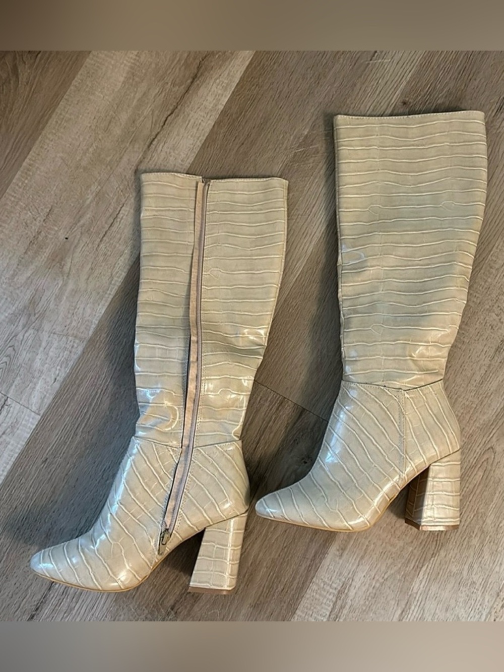 snake print boots
